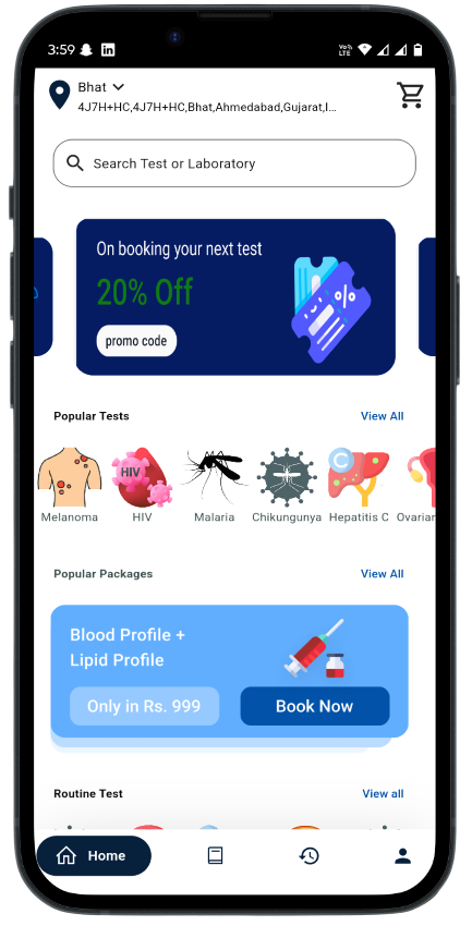Care App Homepage